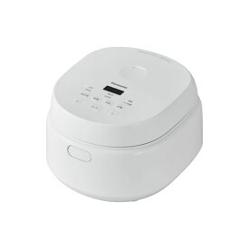 パナソニック炊飯器5.5合黒角厚釜コンパクトデザインホワイトSR-A110D-W