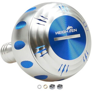 HEIGHTEN 35mm �p���[ ���[�� �n���h�� �m�u 6�F �V�}�m �_�C�� �ʗp (Shimano) Type A (Daiwa) Type S �p 70�q��A���~�� Harmer Series V2.0 (�V���o�[/�u���[, 35mm)