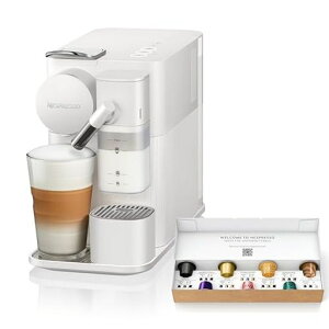 ネスプレッソカプセル式コーヒーメーカーラティシマ・ワンプラスポーセリンホワイト水タンク容量1Lミルクレシピ対応F121-WH-W
