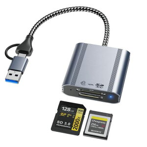 �y2026�V�݌v�z2in1 CFexpress Type A & SD �J�[�h���[�_ �A���~�������A�f���A���X���b�gUSB3.2 10Gbps �����]�� CFexpress Type A cf�J�[�h���[�_�[ �A���~�j�E�� �^�C�v cf�J�[�h sd�J�[�h