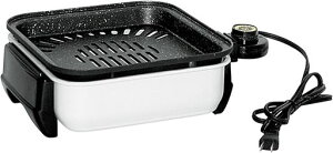 ���R���� �ē��v���[�g ������ ��l�ē� �ł��t���ɂ��� 21x21cm �R���p�N�g ���傱���傱�Ă� �������Ȃ� �n�C�p���[1200W 3�w�}�[�u���R�[�e�B���O ���{�� KS-2847
