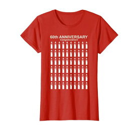 還暦のお祝い「キャンドル」還暦祝い60歳Tシャツ