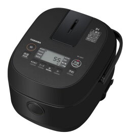 TOSHIBA(東芝)炊飯器3合RC-5ZXT(K)ブラック一人暮らしIH玄米保温24時間新生活