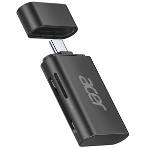 Acer USB-C SD �J�[�h���[�_�[ SD 4.0 2-in-1 SD/SDXC/SDHC/Micro SD (TF)/Micro SDXC/Micro SDHC�p UHS-II�Ή� iPhone15/16�AiPad Pro/Air�AMacBook