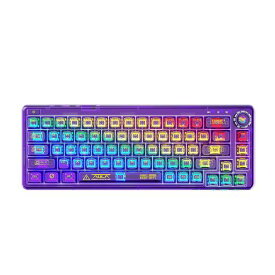OUSEITECHF68透明ゲーミングキーボードメカニカルキーボードホットスワップ可能トライモード接続