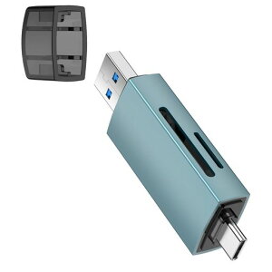 SD�J�[�h���[�_�[ �}�C�N��SD�J�[�h���[�_�[ Type-C & USB 3.0 �������]�� OTG�Ή� 1��2�� USB3.0 Microsd 2TB�܂� ��e�ʃJ�[�h�ɑΉ� Android �X�}�z �^�u���b�g�AMacBook�AWindows PC�ɓK�p