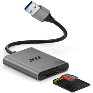 Acer USB 3.0 SD�J�[�h���[�_�[�y�A���~➑́z�}�C�N��SD�J�[�h���[�_�[ SDXC SDHC RS-MMS TF�Ή� �����]�� OTG�Ή�