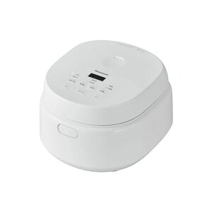 パナソニック炊飯器5.5合黒角厚釜コンパクトデザインホワイトSR-A110D-W