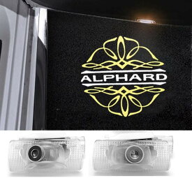 TOYOTA（トヨタ）アルファード20/30系 カーテシライト LEDロゴ カーテシランプ 純正交換タイプ 2個セット