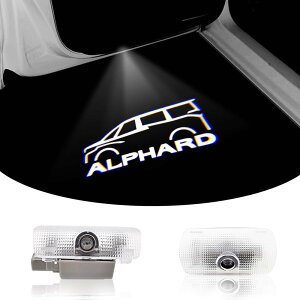 TOYOTA(トヨタ)アルファードエンブレム20系 /30系カーテシライト LEDロゴ カーテシランプ 2個セット