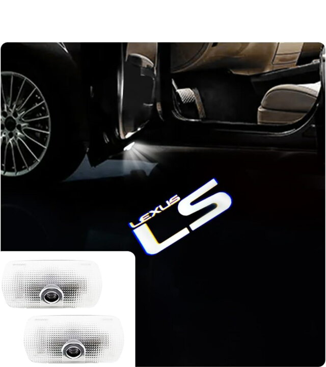 楽天市場】レクサス（LEXUS）カーテシライト モデル別LEDロゴ カーテシ 