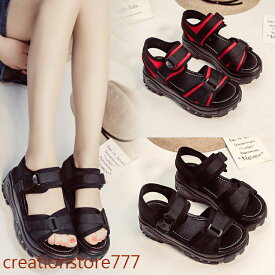 厚底サンダル レディーススポーツサンダル スポサン レディースサマーサンダル 歩きやすいサンダル
