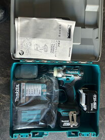 【新品 未使用】【純正品】マキタ makita 充電式インパクトレンチ　電動 ブルー　14.4V　セット品（本体、ケース、バッテリー2個、充電器付き）　TW284DRGX