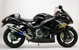 【在庫処分】サンセイレーシング SANSEI RACING ZNIC ラウンド焼色チタンツインテールスリップオン 適合車種:GSX1300R HAYABUSA(08-17年） 政府認証品（JMCA）平成22年規制対応 品番:0-22-ZST3120J JAN:4562195040972