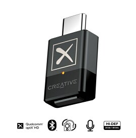【直販】クリエイティブメディア Creative BT-W3X aptX HD対応 Bluetooth® 5.3 オーディオ トランスミッター HP-BTW3X