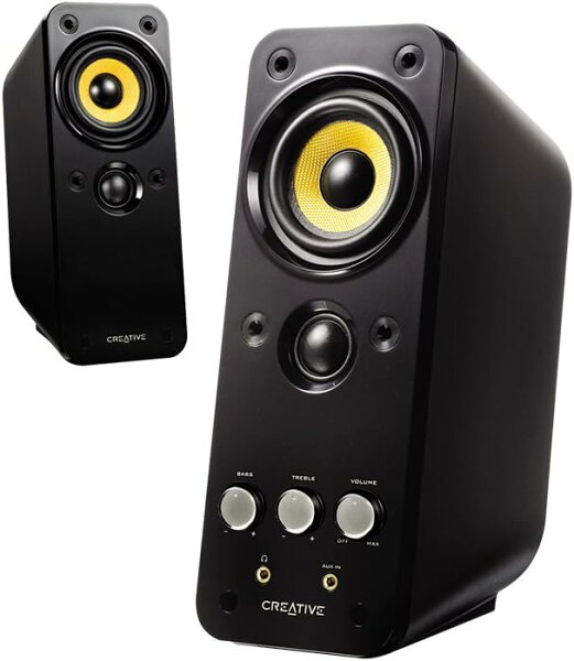 【特別価格】【公式ストア】Creative GigaWorks T20 Series II グラスファイバーコーン＆布製ドームツィーターの高音質2wayステレオスピーカー  GW-T20II-R2