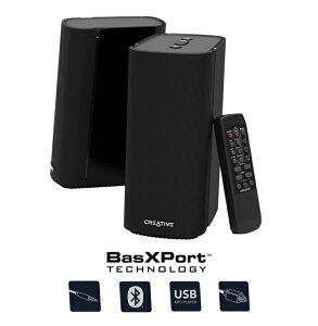 yXgAzýzNGCeBufBA Creative T100 AiO/fW^P[uڑ CXڑɑΉ̃v~AHi-Fi fXNgbv Xs[J[ SP-T100-BK