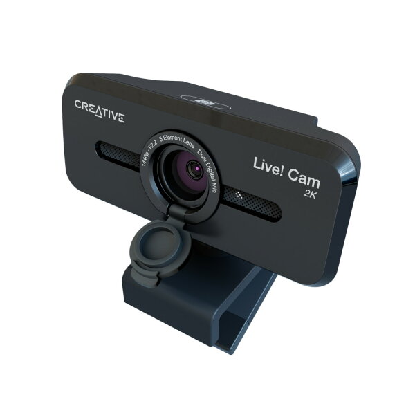 【セール対象品】【公式ストア】【直販】クリエイティブメディア  Creative Live! Cam Sync V3 デジタル ズームとデュアルマイク２K QHDウェブカメラ LC-SYNCV3
