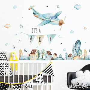 EH[XebJ[ q IT'S A BOY wallsticker a Ǐ  CeA V[ ǎ V[ G diy ǎ   gv k Aj}  Lb` p p  C   L At@
