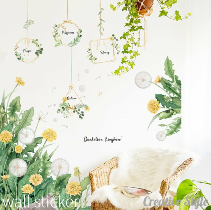 楽天市場 ウォールステッカー Plants Story おしゃれ 植木鉢 お花 花 木 植物 グリーン 緑 壁飾り インテリア シール Diy 壁紙 シール 北欧 オシャレ バスルーム お風呂に貼れる プレゼント ウォールステッカーcreative Style