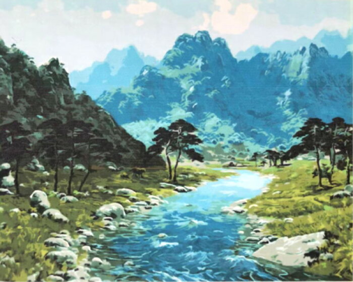 大人の塗り絵 絵画 数字塗り絵 油絵風 山川 名画 油絵 アクリル絵の具 塗り絵 大人 油絵 油絵セット キャンバス 壁デコ 塗り絵セット 風景画 壁飾り ギフト 手作り アートパネル 絵 趣味 プレゼント 敬老の日 ギフト 父の日 母の日 の商品詳細 日本の通販