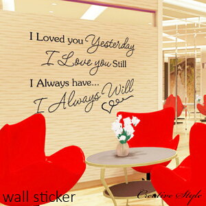 EH[XebJ[  piI Love You) mg[ At@xbg p EH[fR Ǐ JtF X ǎɓ\XebJ[ wallsticker k CeA diy ǎ V[ EH[