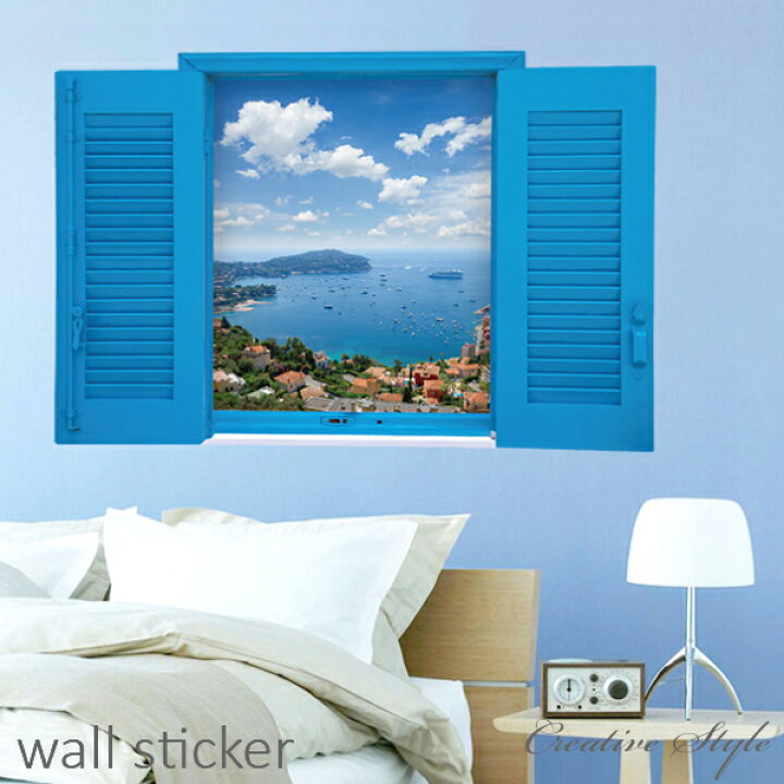 楽天市場 ウォールステッカー 海 地中海 窓 北欧 Wallsticker ウォールデコ ウォールシール 壁紙 シール 壁飾り 誕生日 はがせる 壁シール 壁デコ 花 木 オシャレ キッチン 英字 子供 身長計 楽天市場 フレーム トイレ アルファベット 魚 文字 アニマル 可愛い おうち時間