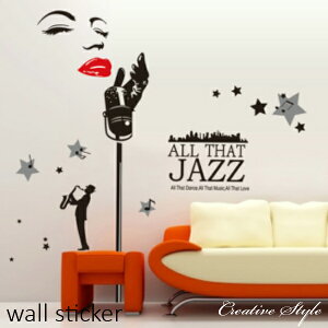 EH[XebJ[ JAZZ k wallsticker EH[fR EH[V[ ǎ V[ Ǐ a ͂ ǃV[ ǃfR    IV Lb` p p q gv v gC A
