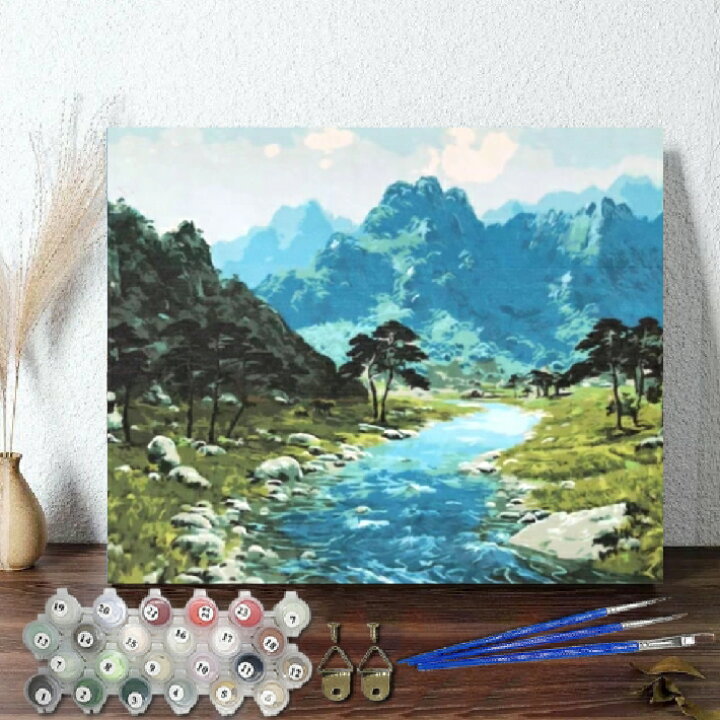 楽天市場】母の日 父の日 油絵 絵画 インテリア 油絵 セット 油絵風 