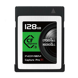 CFexpress Type B �������[�J�[�h 128GB �������ݑ��x1600MB/s �ǂݏo�����x1700MB/s 8K�^��Ή�