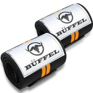 BUFFEL (�o�b�t�F��) ���X�g���b�v ���T�|�[�^�[ �E�F�C�g�g���[�j���O 2���g 60cm×8cm �؃g�� ���X�g�X�g���b�v ���Œ� �E�G�C�g�g���[�j���O