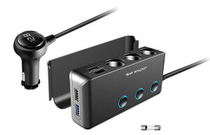�V�K�[�\�P�b�g JAPAN AVE.(�W���p���A�x�j���[) �y Quick Charge 3.0 ���� �zUSB (�ő�8.5A/5V) �}���[�d ���݃J�[�`���[�W���[ [ 3�A �\�P�b�g USB ×4�|�[�g / 12-24V�� ] �d���\�P�b�g ���z��