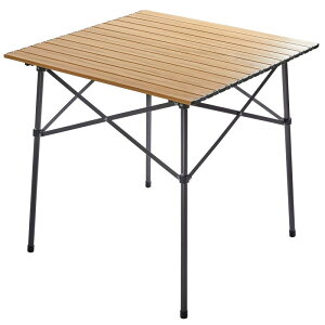 TIMBER RIDGE �A�E�g�h�A�e�[�u�� �܂肽���� 70*70*70cm �e�����[�N �d��4.2kg �ω׏d45kg �A���~ ���[���e�[�u�� �L�����v bbq ���[�ܕt�� �R���p�N�g ����Ζ�