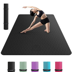 HAPBEAR ���K�}�b�g ���� ���L �g���[�j���O�}�b�g ���� 6mm �s���e�B�X�}�b�g ���ʊ���~�� �h���}�b�g TPE�f�� �y�� �t�B�b�g�l�X�}�b�g �X�|�[�c�}�b�g �G�N�T�T�C�Y ���[�o�b�O�t��