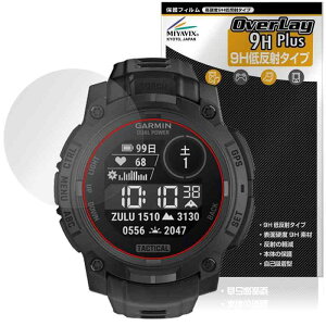 �~���r�b�N�X GARMIN Instinct 3 Dual Power Tactical 50mm �Ή� �ی� �t�B���� ���d�x 9H �ᔽ�� PET�� �����K���X�����̍d�x ���{��