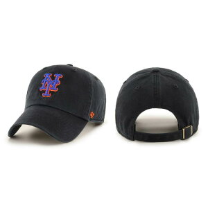'47 BRAND NEW YORK METS '47 CLEAN UP BLACK/�u���b�N �j���[���[�N���b�c 6�p�l���L���b�v �X�q