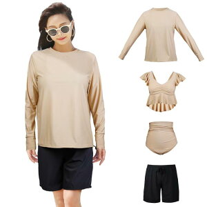 [ARMOTO] ���b�V���K�[�h ���� ���f�B�[�X UV�J�b�g �g�b�v�X ���� �n�C�l�b�N �t�B�b�g�l�X �̌^�J�o�[ ���� �^���L�j 4�_�Z�b�g