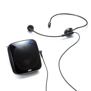 �T�����_�C���N�g �|�[�^�u���g���� �y���y�����Đ��ŁABGM�𗬂���z �}�C�N�t USB/microSD �Ή� �n���Y�t���[ �ő�10W ���^ 400-SP065