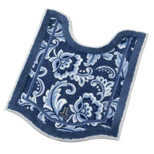 LANCETTI �s�b�c�H �����O�g�C���}�b�g ��80×65cm �u���[ �����`�F�b�e�B �Z���R�[ 34320