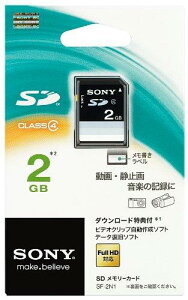 SONY SD�������[�J�[�h 2GB Class4 SF-2N1
