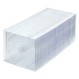 サンワサプライ(Sanwa Supply) Blu-ray・DVD・CDケース(10枚セット・ブラック) FCD-PN10BKN