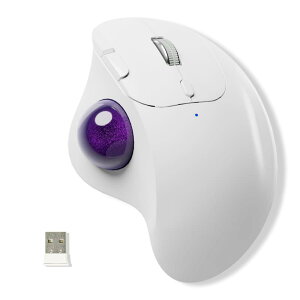 Ewin �g���b�N�{�[���}�E�X Bluetooth2.4GHz���Ή� 3�䓯���ڑ� �g���b�N�{�[�� �yNEW���f���z ���C�����X �e�w �É��^�C�v �����x �G���S�m�~�N�X �u���ڑ� �����}�E�X 7�{�^�� �i��/�߂�{�^