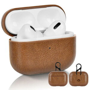 YAODLE AirPods Pro �P�[�X ��2���� (2023/2022) �G�A�[�|�b�Y�v�� �P�[�X �{�v �C�^���A�����U�[ �G�A�[�|�b�Y�v���p �J�o�[ ���� PU�v �����[�d�\ LED���C�g�� ���C�����X�[�d�Ή� �����^�тɕ�