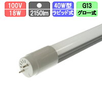 40W2灯用逆富士型器具とLED蛍光灯角度可変節電タイプ高輝度型直管40Wタイプ2150lm昼光色のセットです。