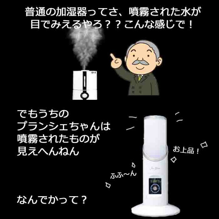 楽天市場】除菌 消臭器 ジアグリーン・プランシェ 超音波加湿器 噴霧器 