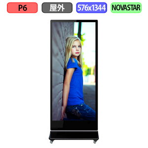 fW^TCl[W LEDrW fW^Ŕ ^ LED Oݒup tJ[ P6 W576xH1344mm W96xH224hbg