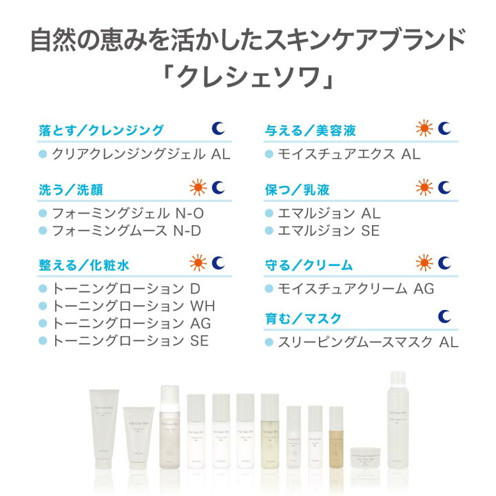 楽天市場】【メーカー公式】クレシェソワ エマルジョンAL 60mL＜液状  