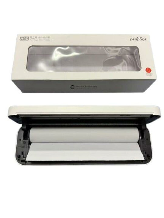 楽天市場】PeriPageミニプリンター グレーA40 モバイル 