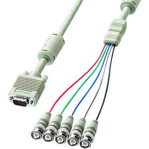 �I�����W�u�b�N �g���X�R���R SANWA�@�A�i���ORGB�P�[�u�� KB5BNC2K 3412
