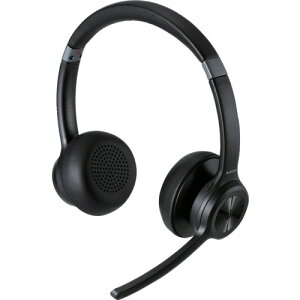 �I�����W�u�b�N �g���X�R���R ELECOM�@Bluetooth�Ή��w�b�h�Z�b�g�@�m�C�Y���_�N�V�����}�C�N�@�\�t���@�u���b�N LBTHSOH20BK 1058